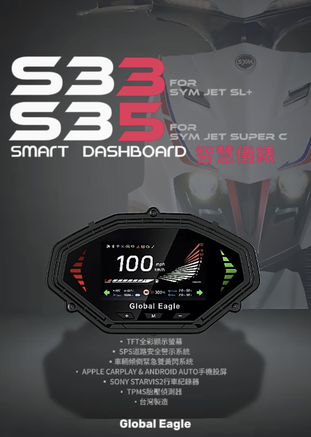 響尾蛇⨉全球鷹 - 繼 #KYMCO #RTS 車系 所推出 #R63智慧儀錶 引起熱銷 並即將於2025年12月開始發貨 下一批車型 ...