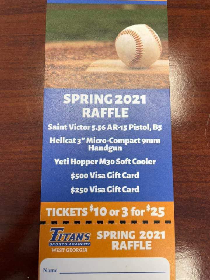 Our biggest raffle yet! * 2 Guns!... - West Georgia Titans | Facebook