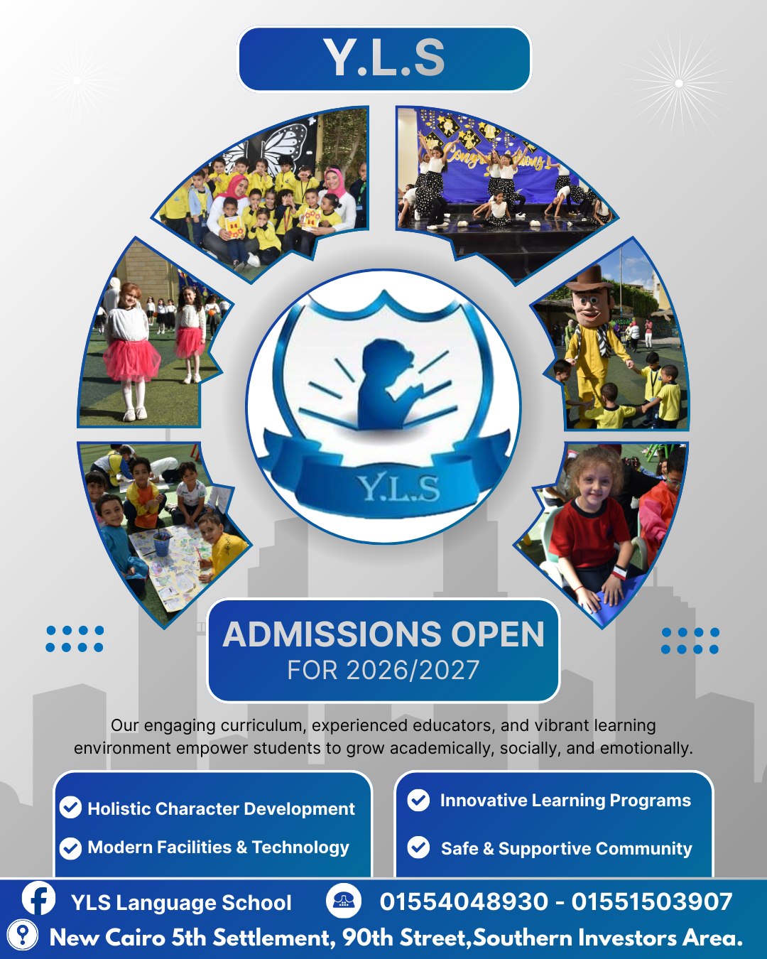 YLS - Admissions are now open for the academic year 2026-2027! ⭐ At YLS ...