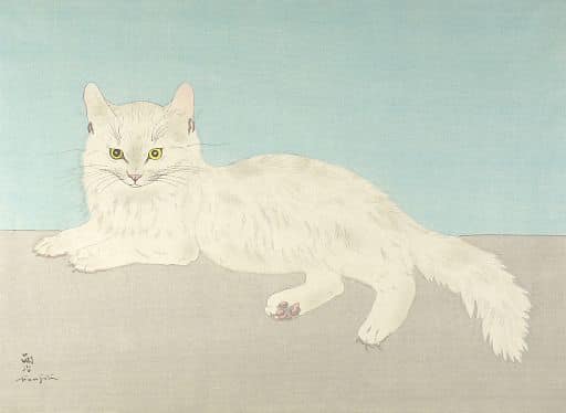 Leonard Tsuguharu Fujita's 1926 artwork The White Cat