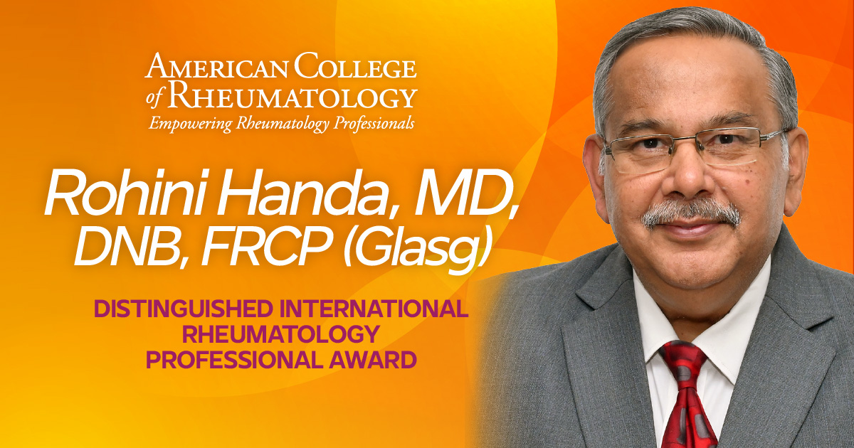 Congratulations to... - American College of Rheumatology | Facebook