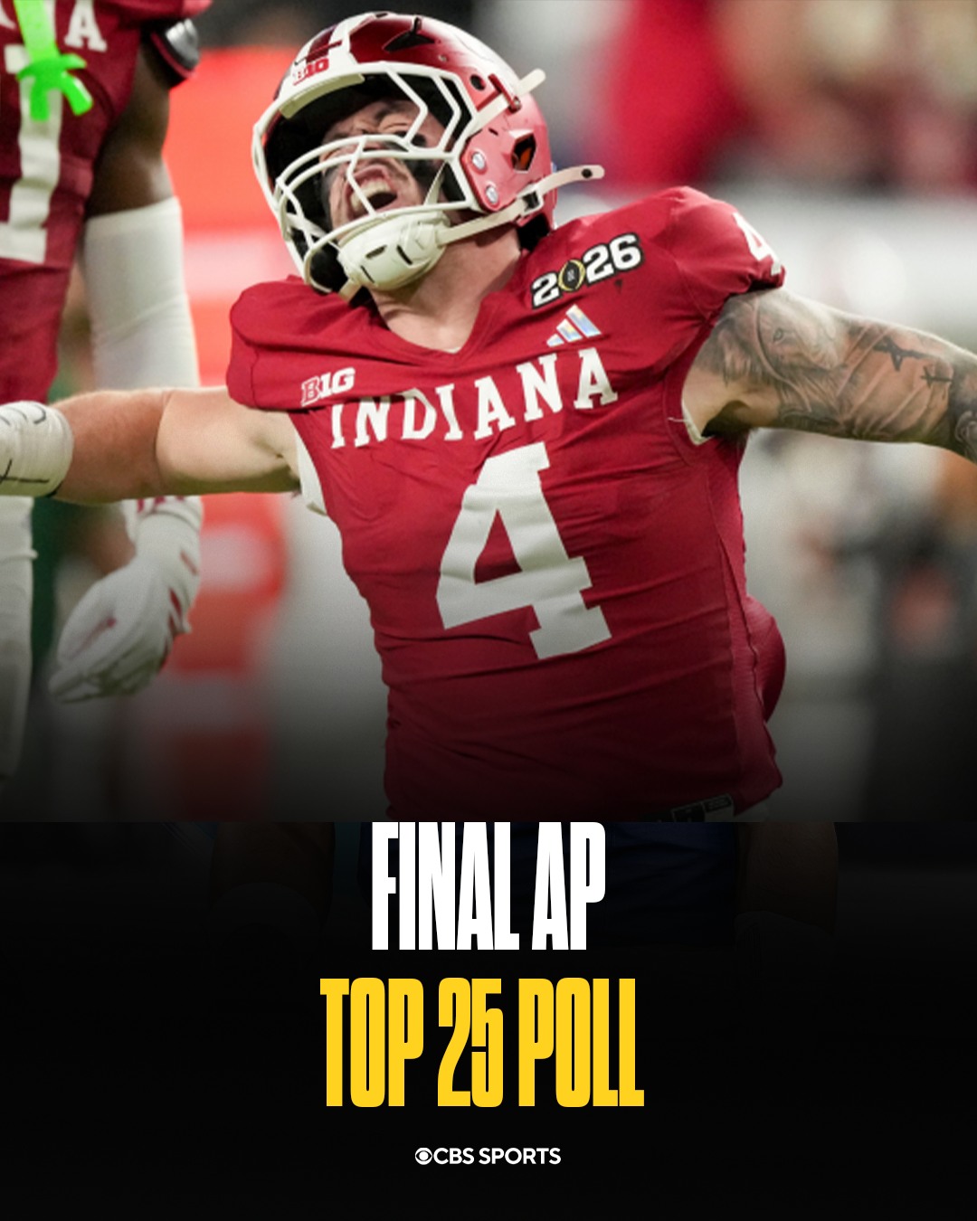 The final AP Poll for the... - CBS Sports College Football | Facebook