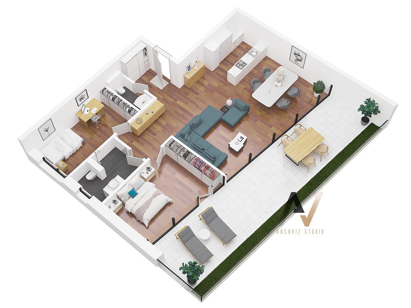 Archvizstudio3D - The 3D floor plan Direct us now for...