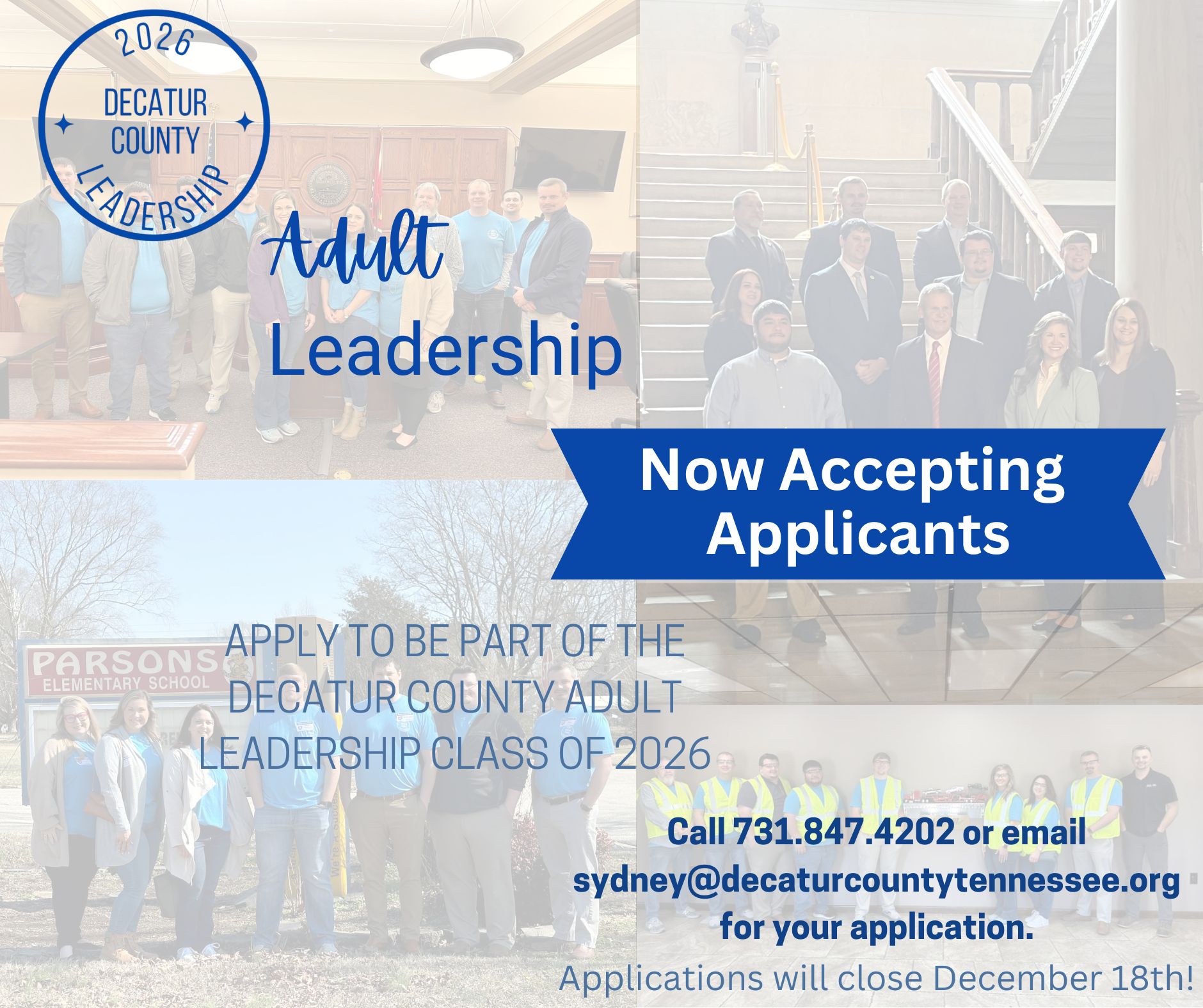 Decatur - Applications to be part of the 2026 Decatur County Adult ...