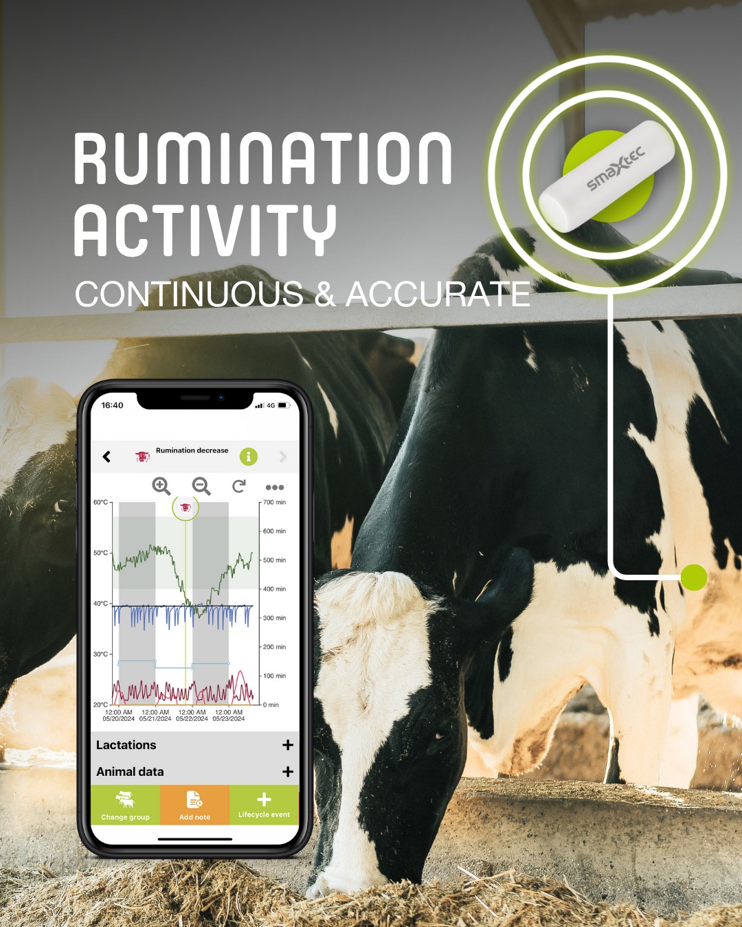 SmaXtec - Measuring rumination – right where it happens. Only with ...