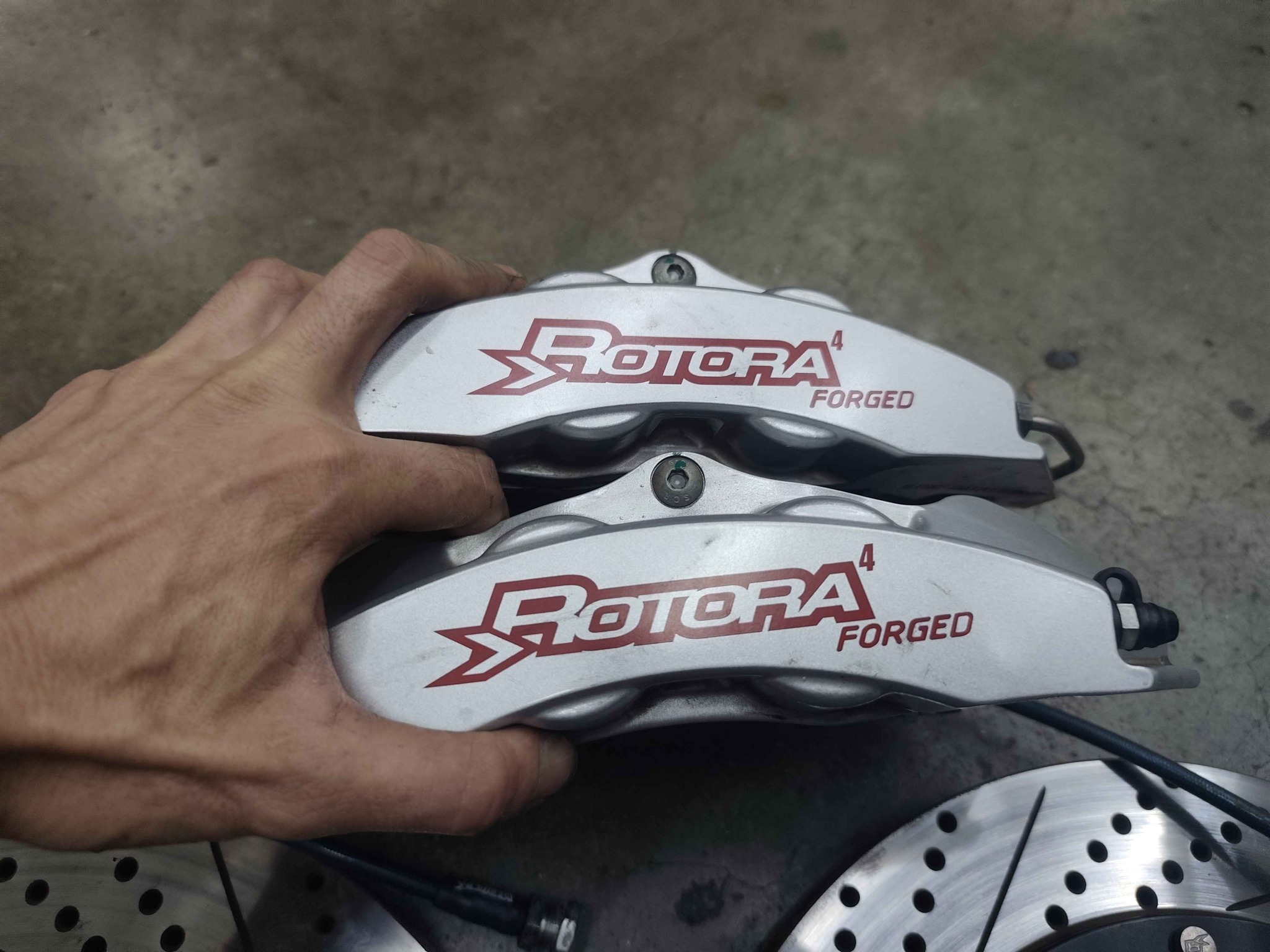Rotora Big Brake Kit RF403 Caliper 4pot - Car Brakes & Brake Parts ...
