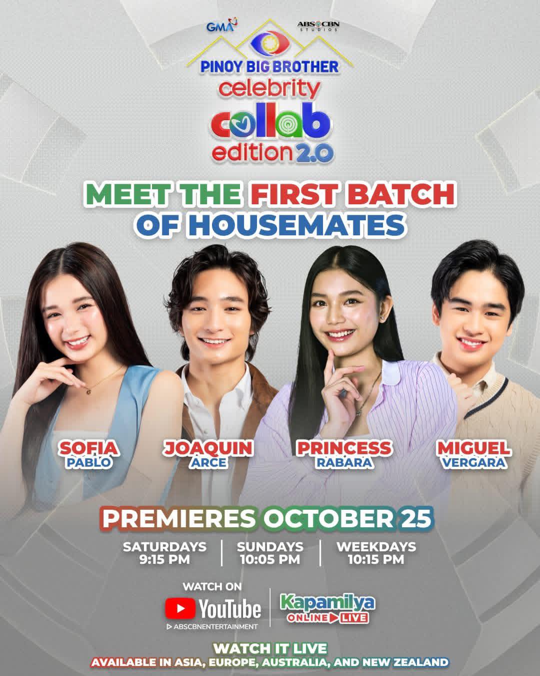 Kilalanin ang first four housemates... - PBB Collab Updates | Facebook
