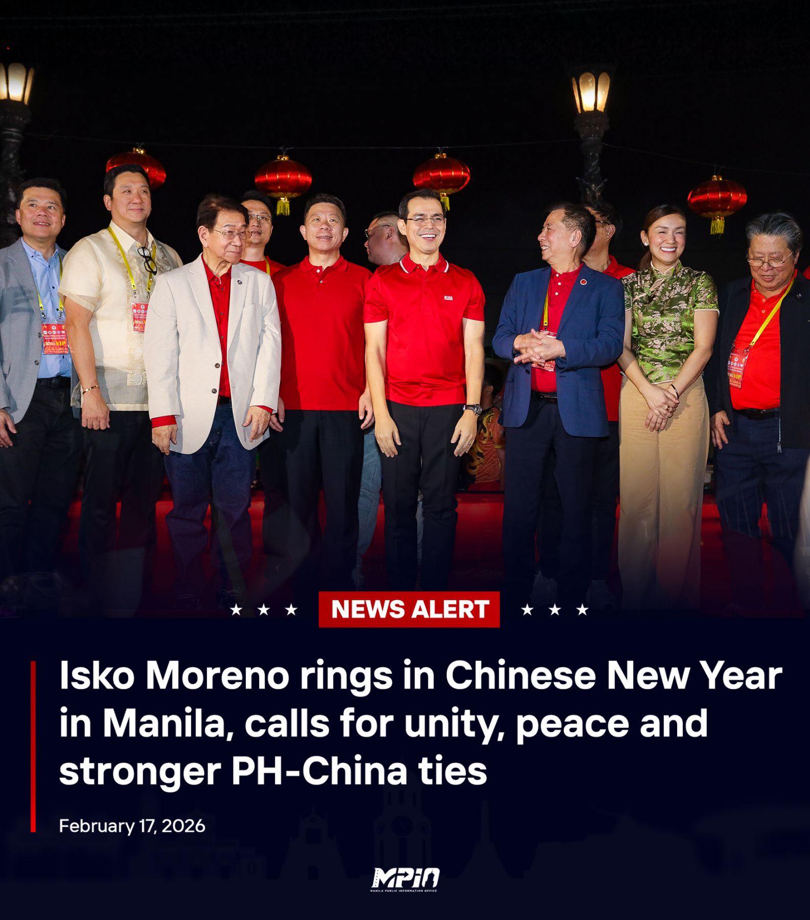 Manila - NEWS ALERT: Isko Moreno rings in Chinese New Year in Manila ...