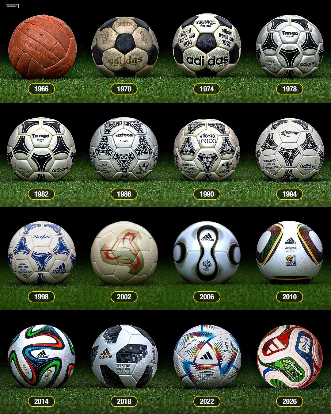 The 2002 World Cup ball. Glorious.