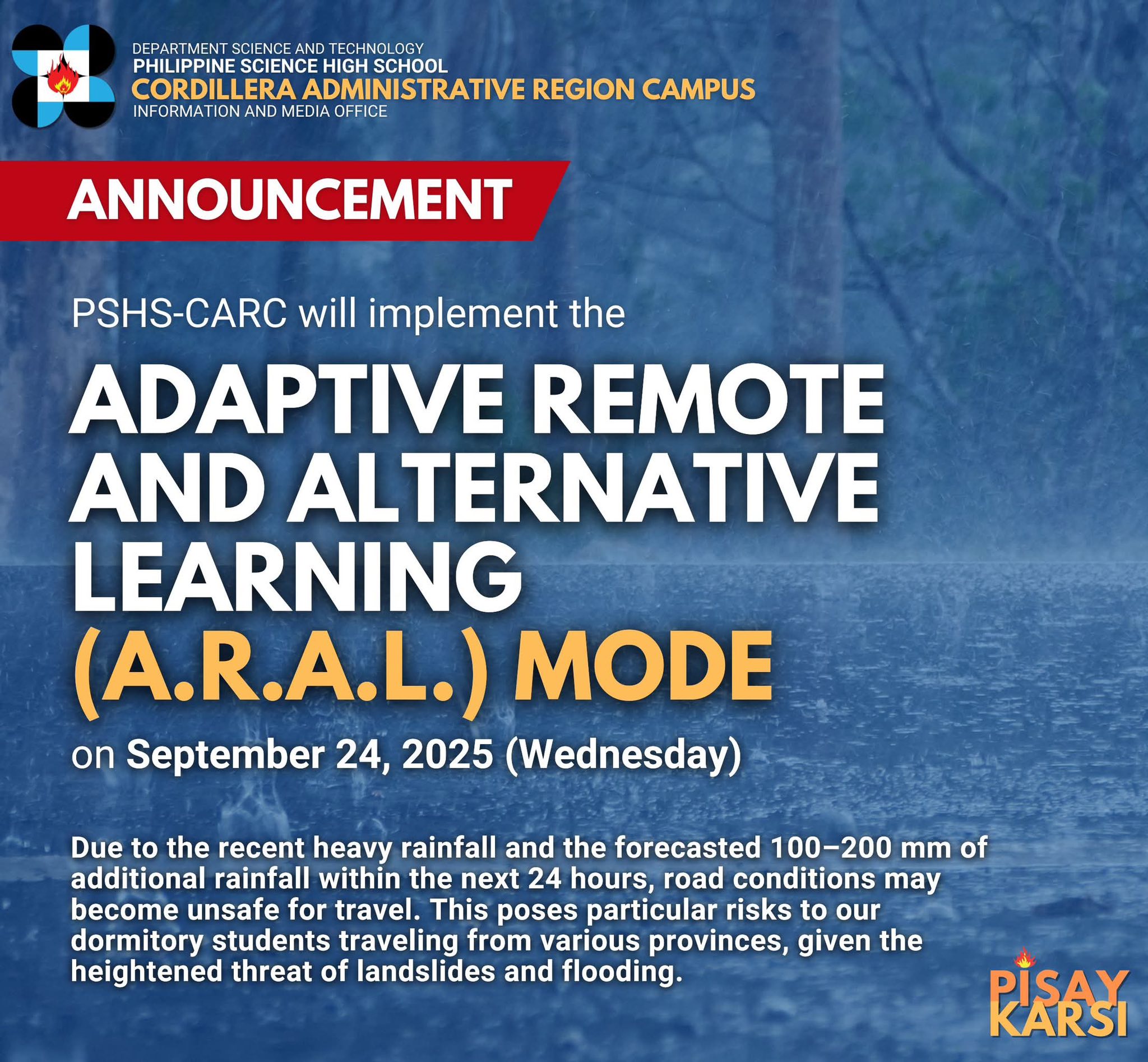 Apart from... - Philippine Science High School - CAR Campus | Facebook