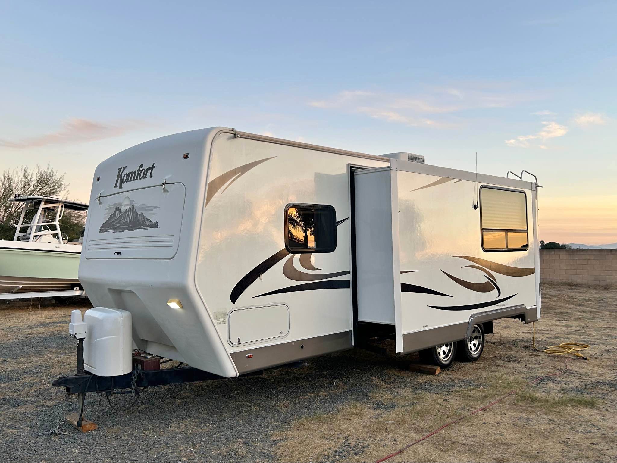 2010 Komfort Comfort 256 luxury travel trailer with a super slide - RVs ...