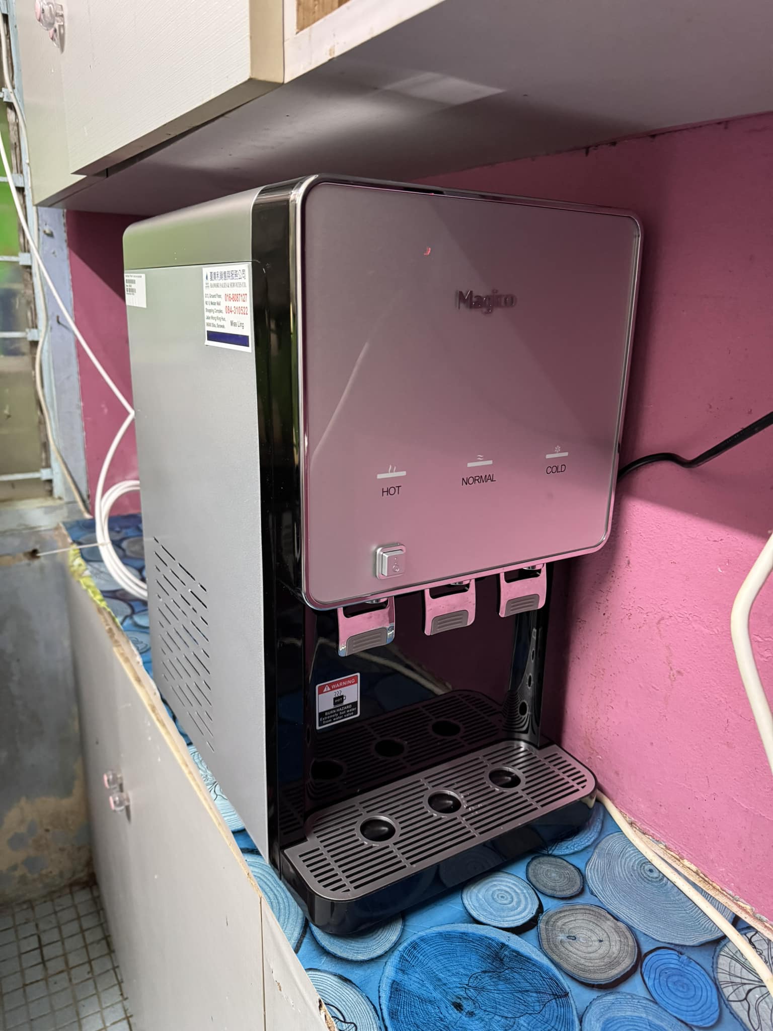 Hamori - complete to install HWC water dispenser 4 filter D/P magico # ...