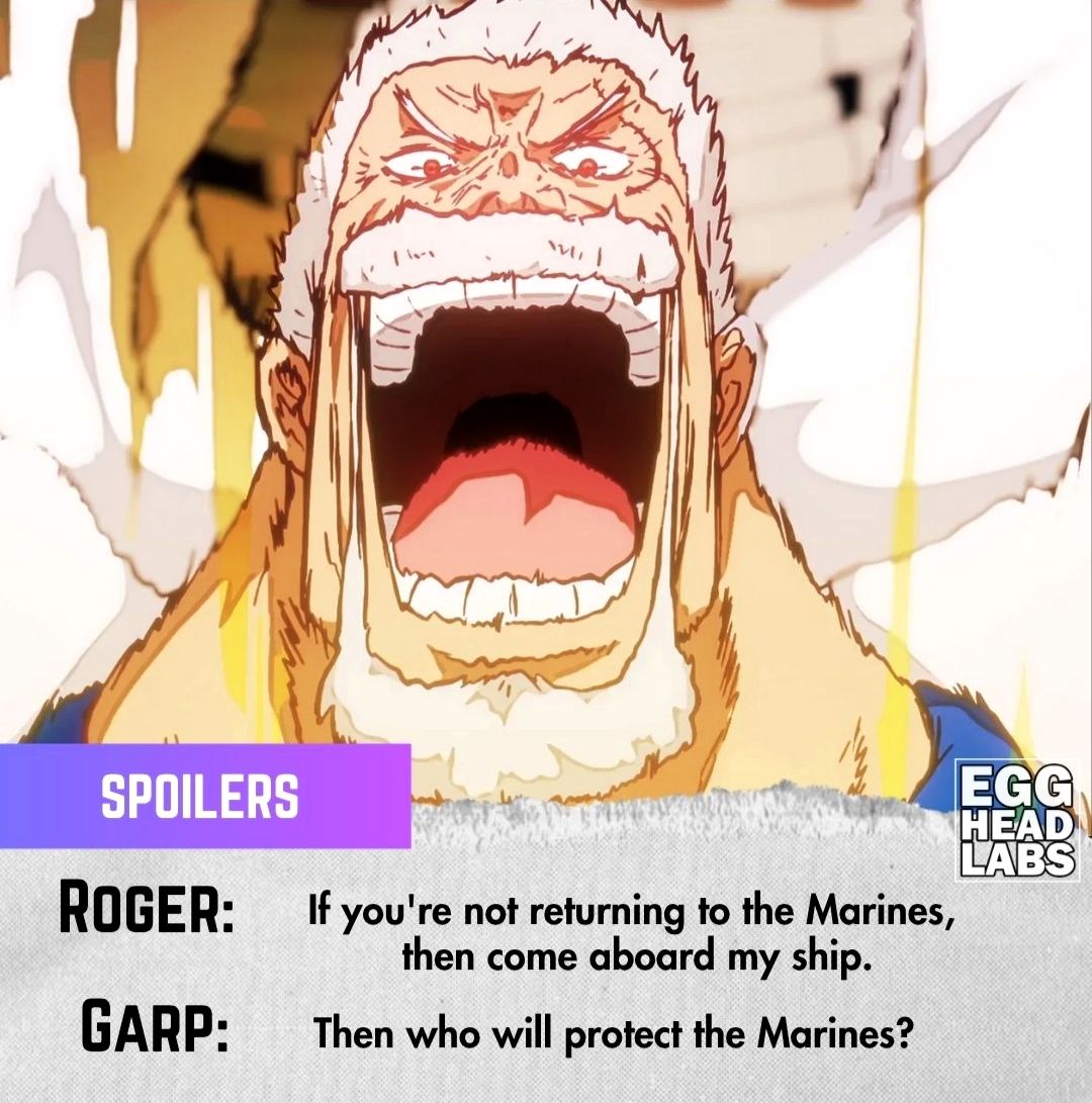Egghead - Garp knows who's the true enemy, and it's not the Marines but ...