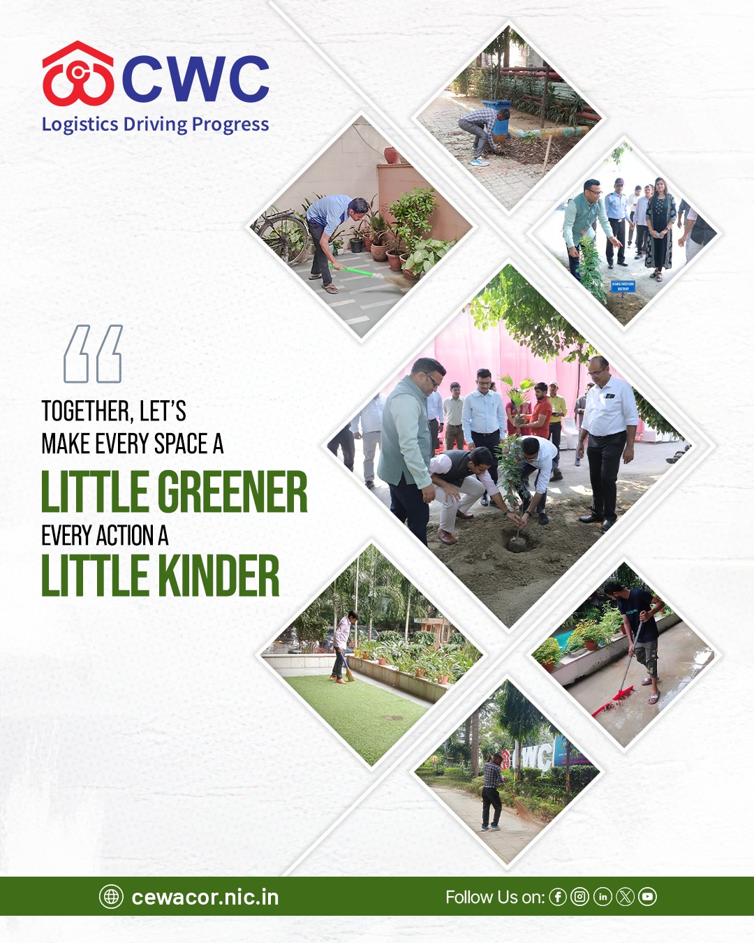 Greener spaces, kinder... - Central Warehousing Corporation | Facebook