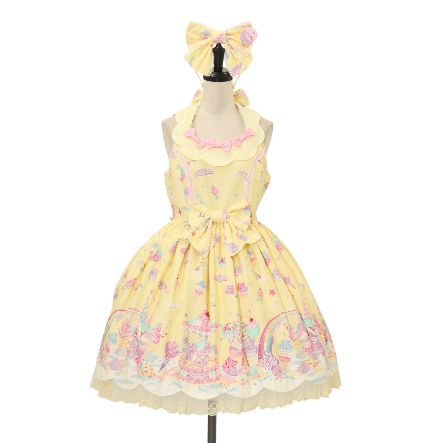 Angelic Pretty♡MilkyBerry♡スカート♡白 Milky Berry JSK by