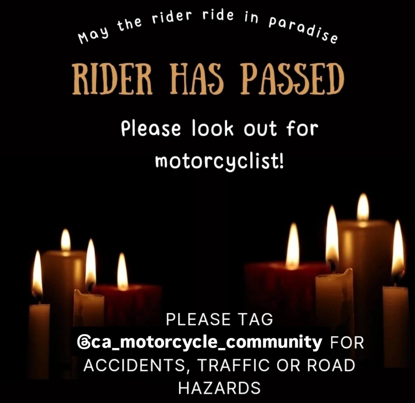 California Motorcycle Alerts | 🕊 Motorcycle Fatality 🕊 | Facebook