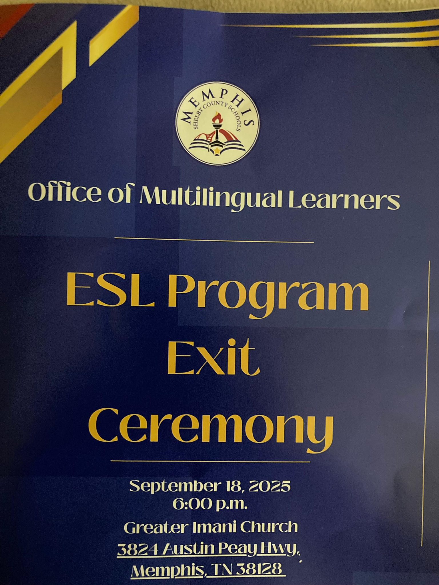 Dexter K-8 school congratulates ESL scholar on program exit
