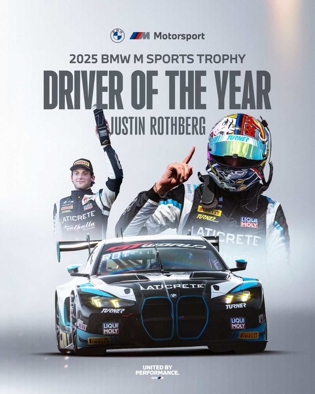 BMW - Justin Rothberg is the BMW M Sports Trophy Driver of the Year! At ...
