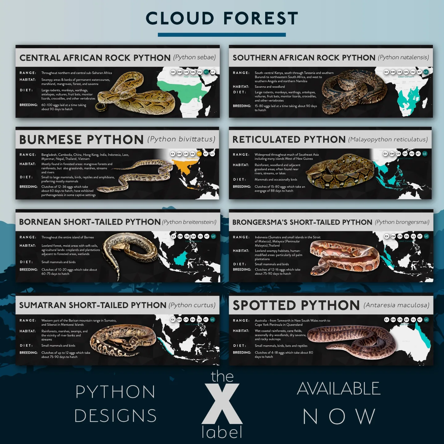 Cloud - Here's a quick look at some of the new X Label designs for ...