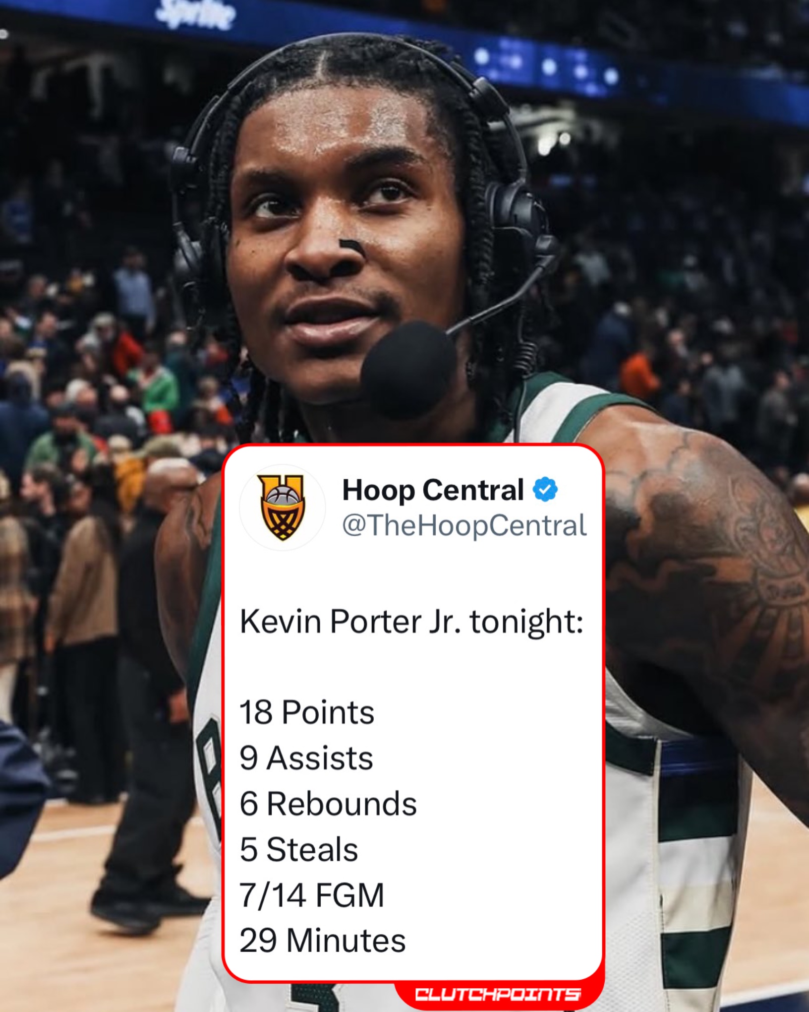 Bucks Nation - Kevin Porter Jr. showing up when it... | Facebook
