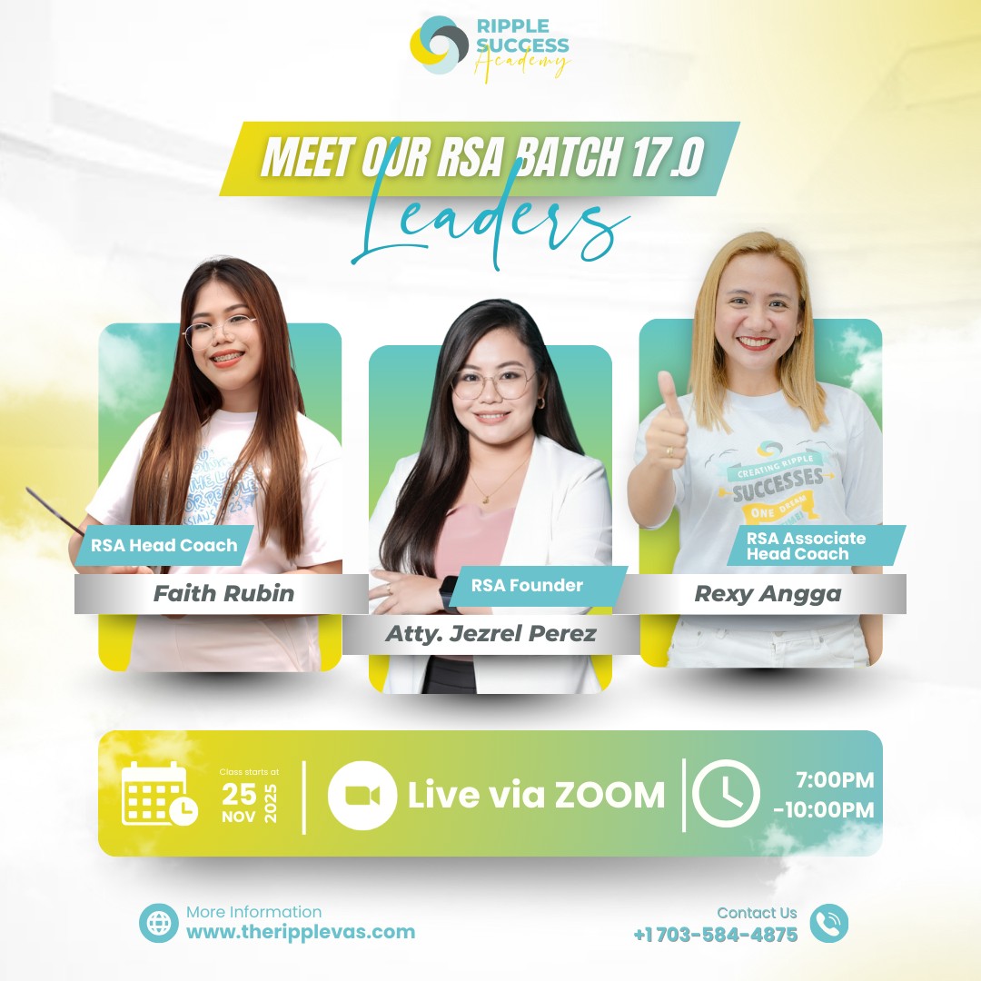 Ripple - Meet the Leaders of RSA Batch 17.0! 🌟 Before we introduce the ...