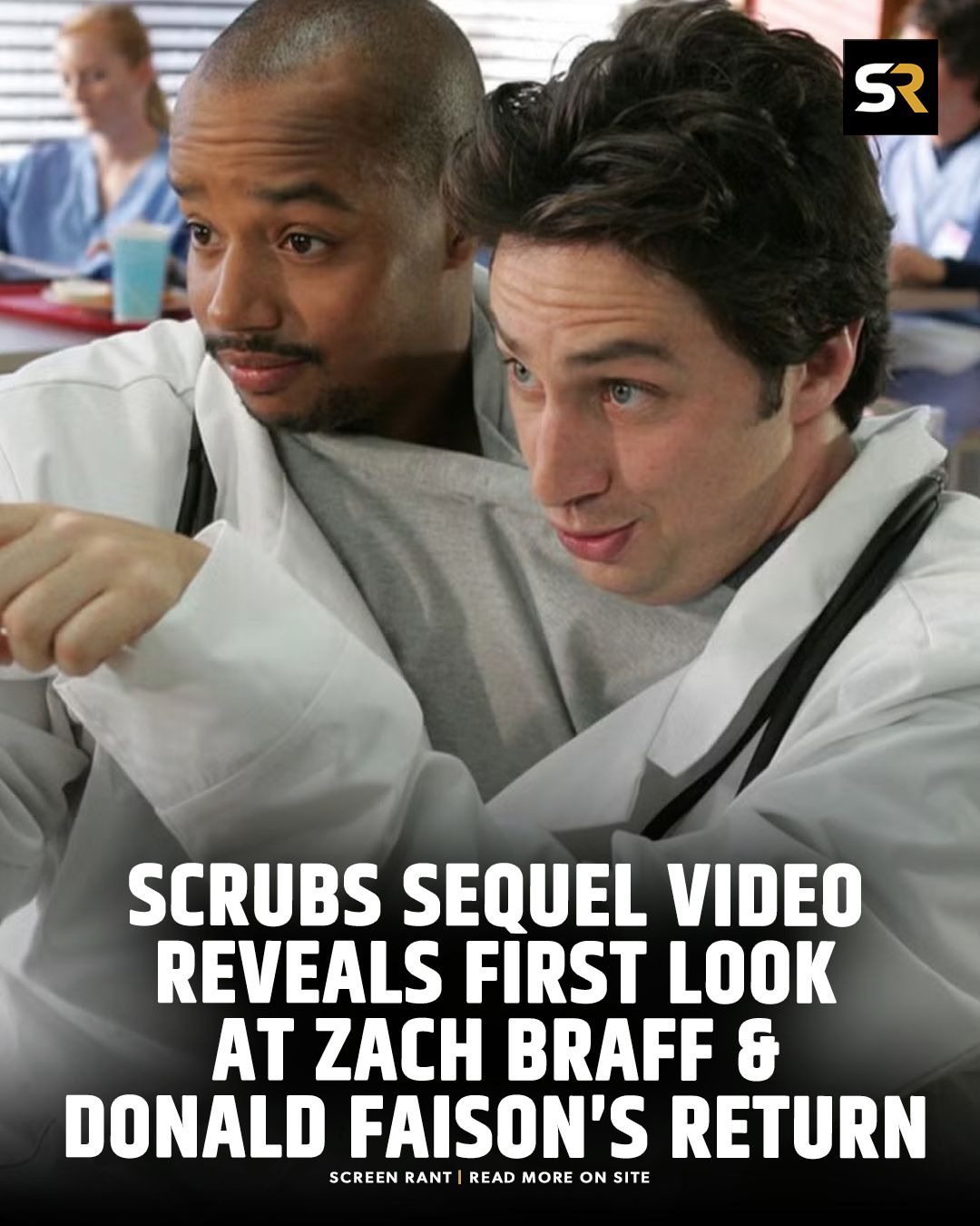 Screen - ICYMI: A teaser video from the upcoming Scrubs sequel TV show ...