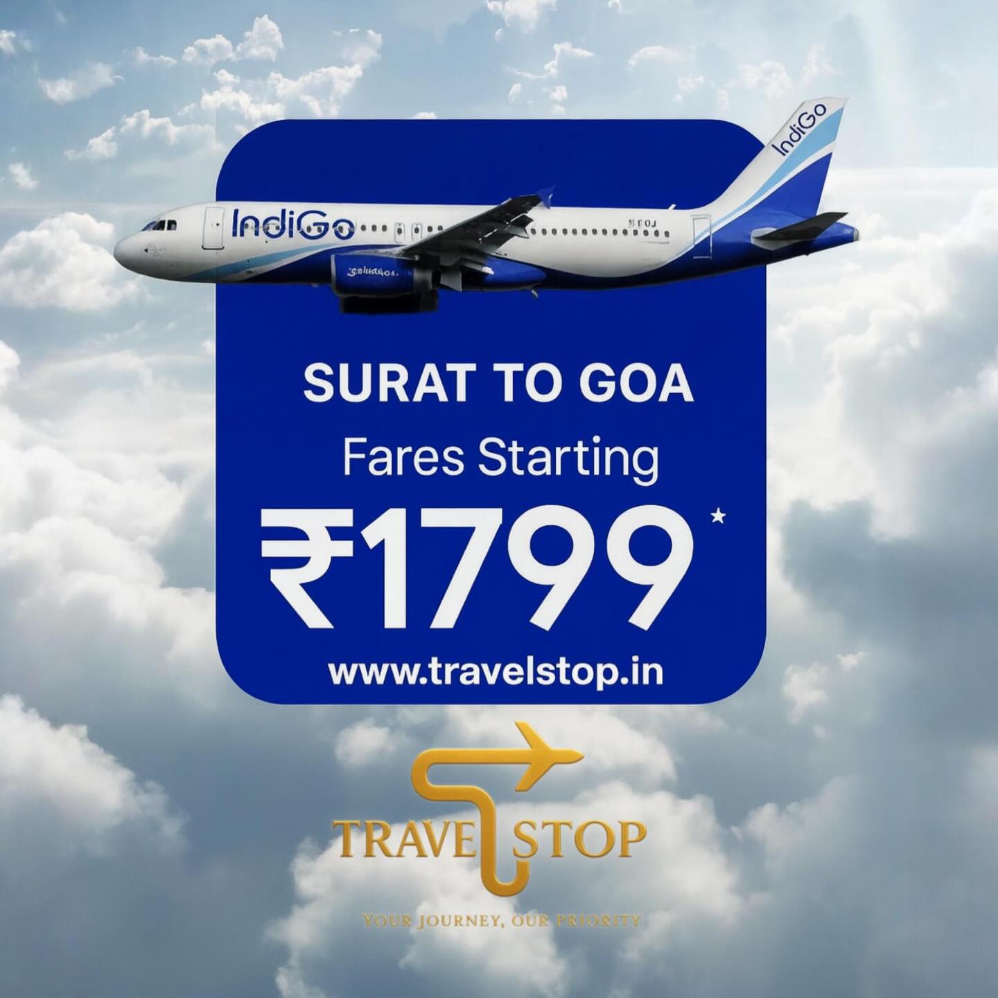 Travel - One-Way Flights Now Open! Fly Surat to Goa with fares starting ...