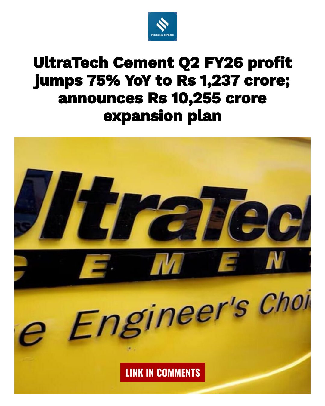 The Financial - UltraTech Cement, India’s largest cement maker and a ...