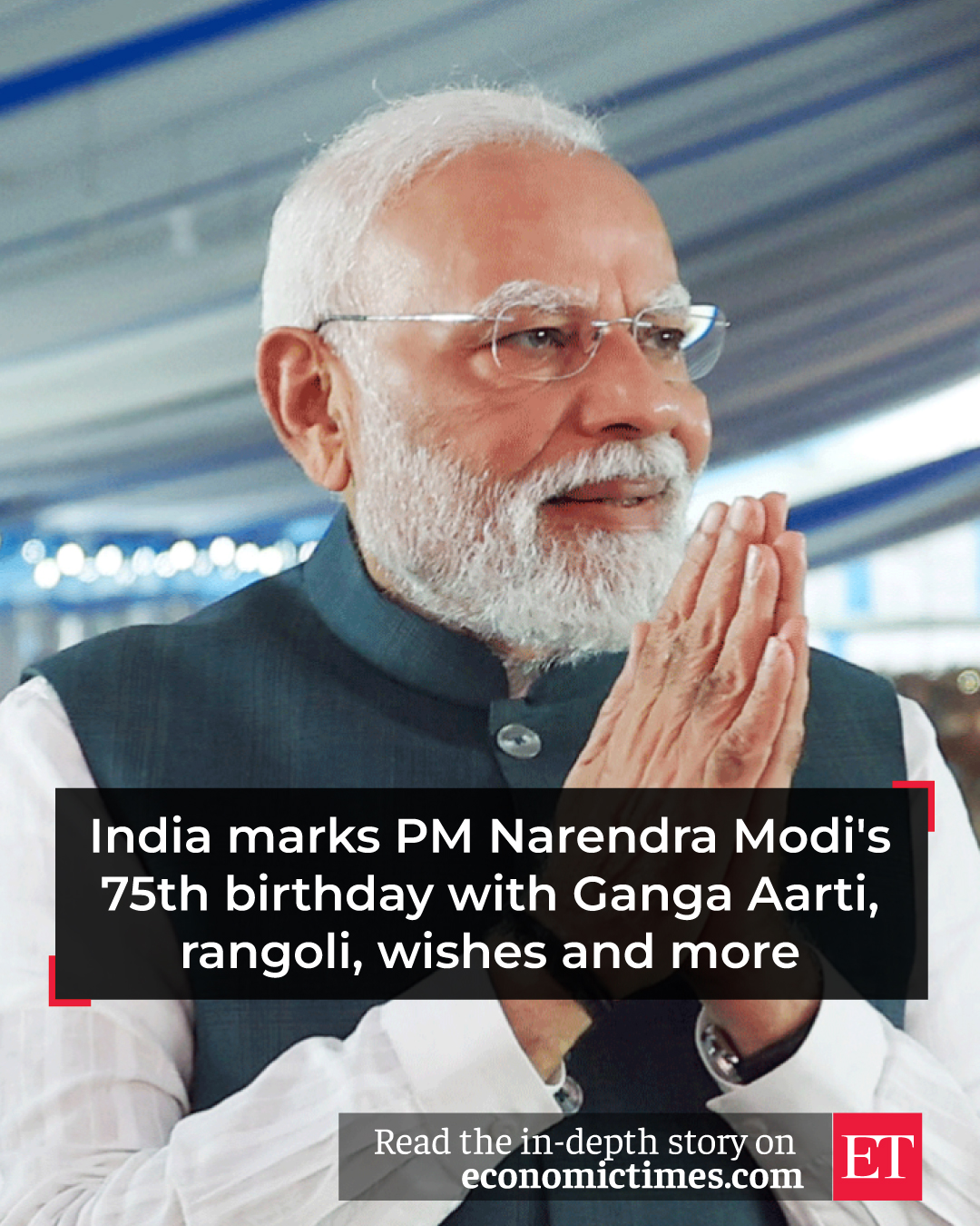 🌸 India marks PM Modi’s 75th birthday... - The Economic Times | Facebook