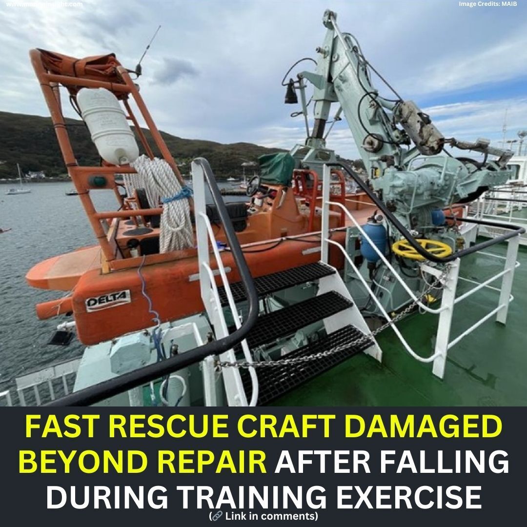 Marine - 🛥️ Fast Rescue Craft Damaged Beyond Repair After Falling ...