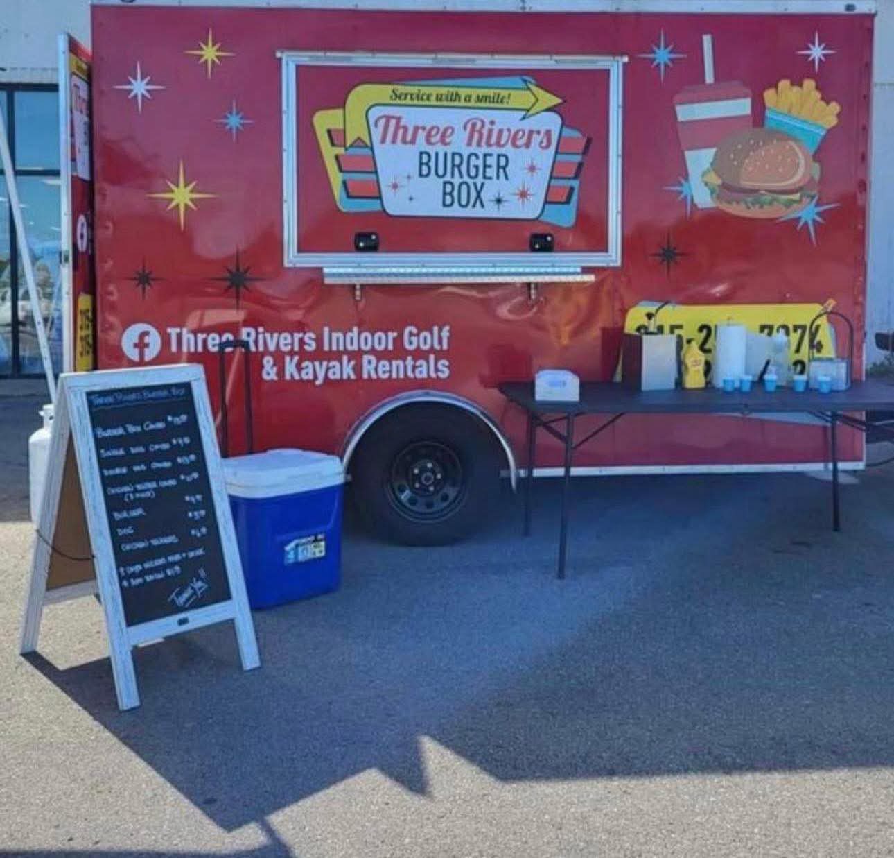 ?Back by popular demand ? Three rivers Burger box will be 