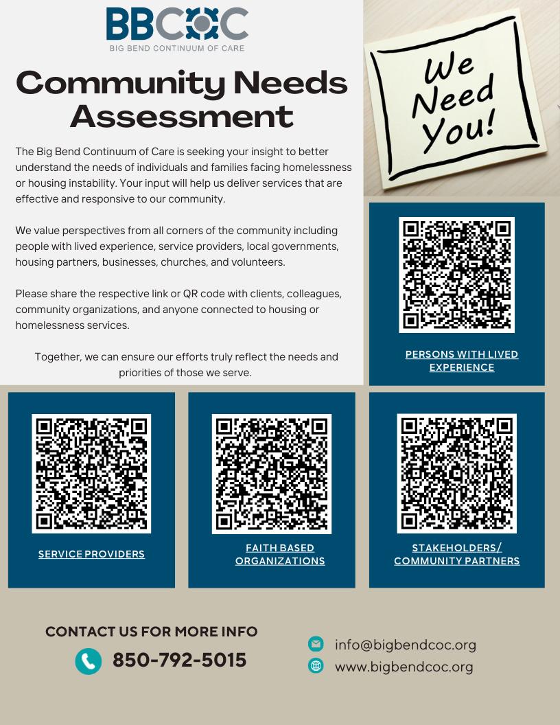 Big Bend Continuum of Care | Tallahassee FL