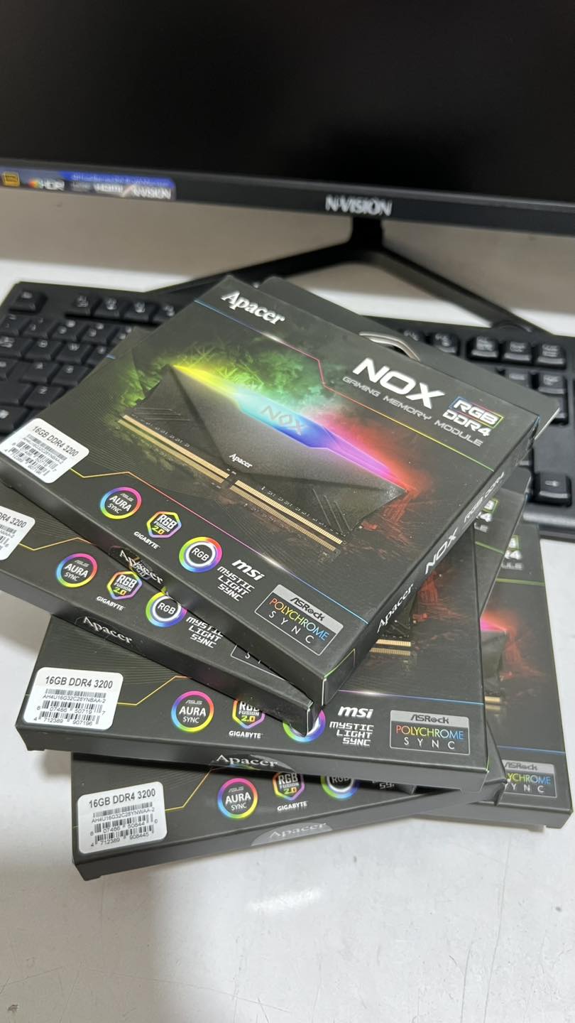 Upgrade your setup today ! Apacer NOX RGB DDR4 16GB (2x8GB