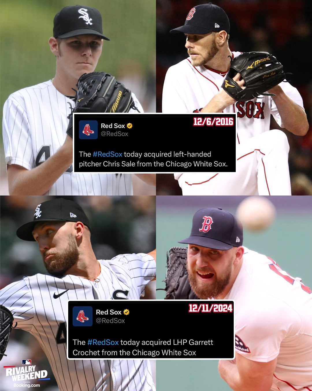 Garrett Crochet isn't the first southpaw the Red Sox have acquired
