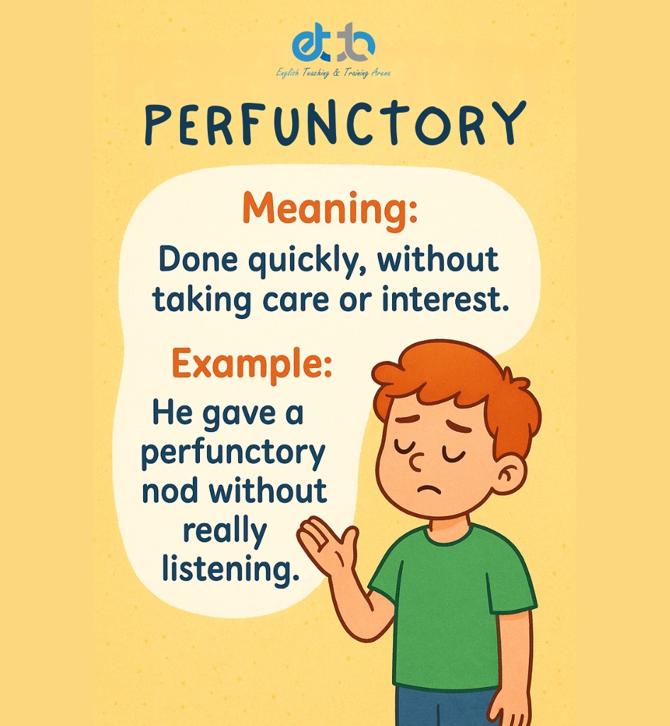 Word of the Day:... - English Teaching & Training Arena | Facebook