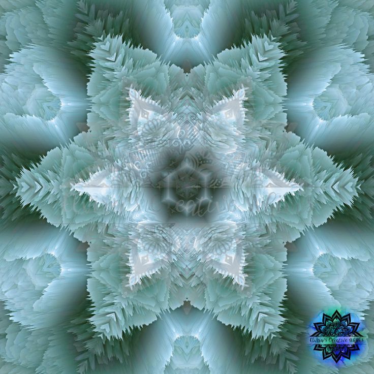 Fractal - Glitchy Snowflake By: Elvira Draat ~Devon | Facebook
