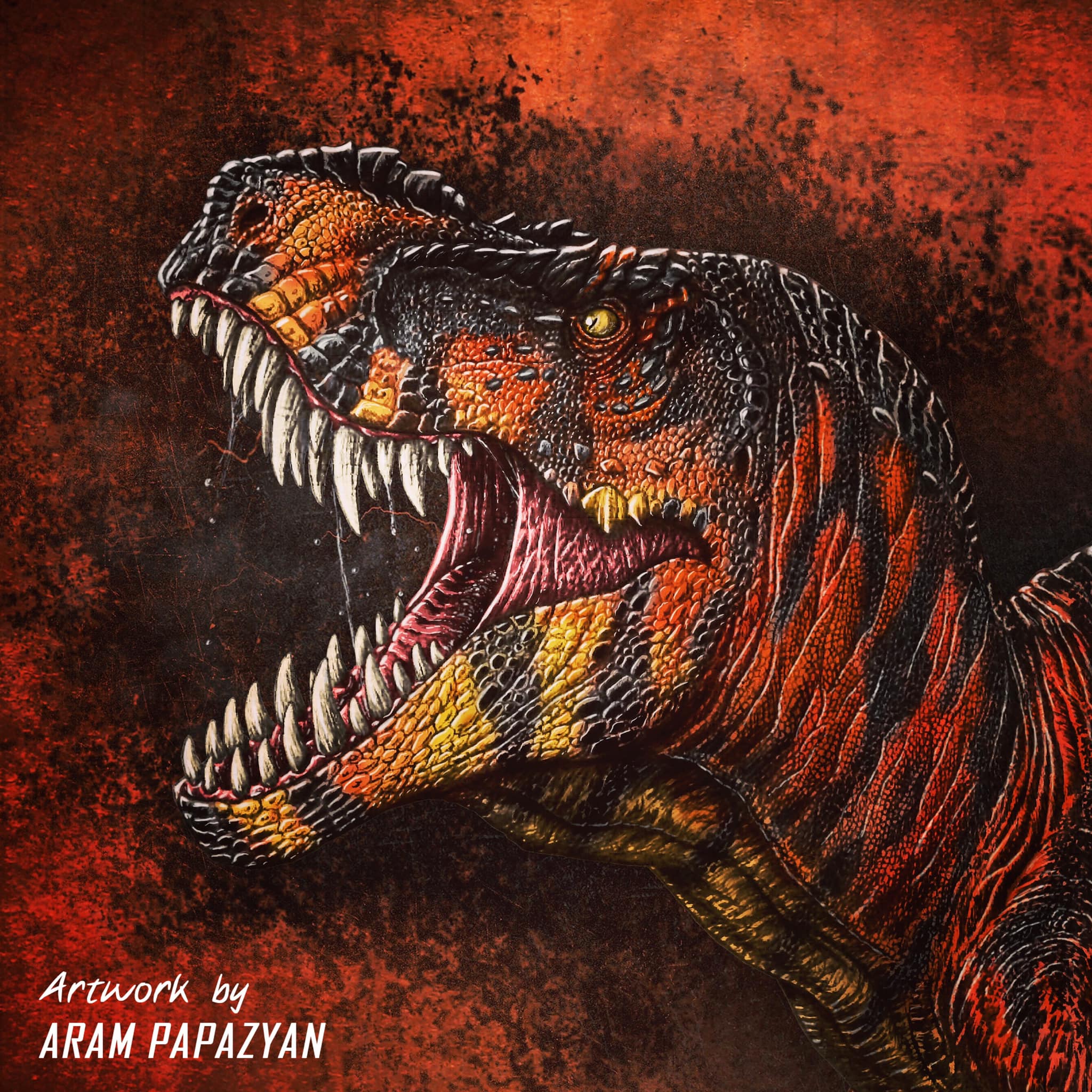 The Alpha Tyrannosaurus Rex is getting its colors ✍️?. With 