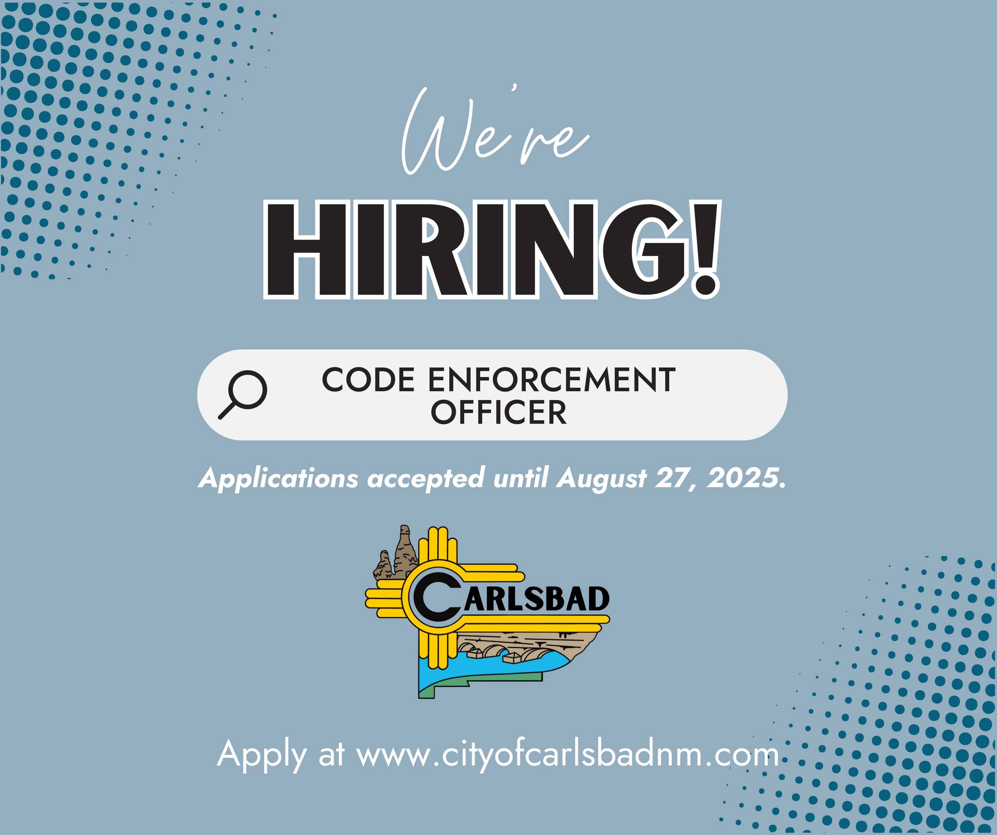 Code Enforcement Officer... - City of Carlsbad NM Government | Facebook