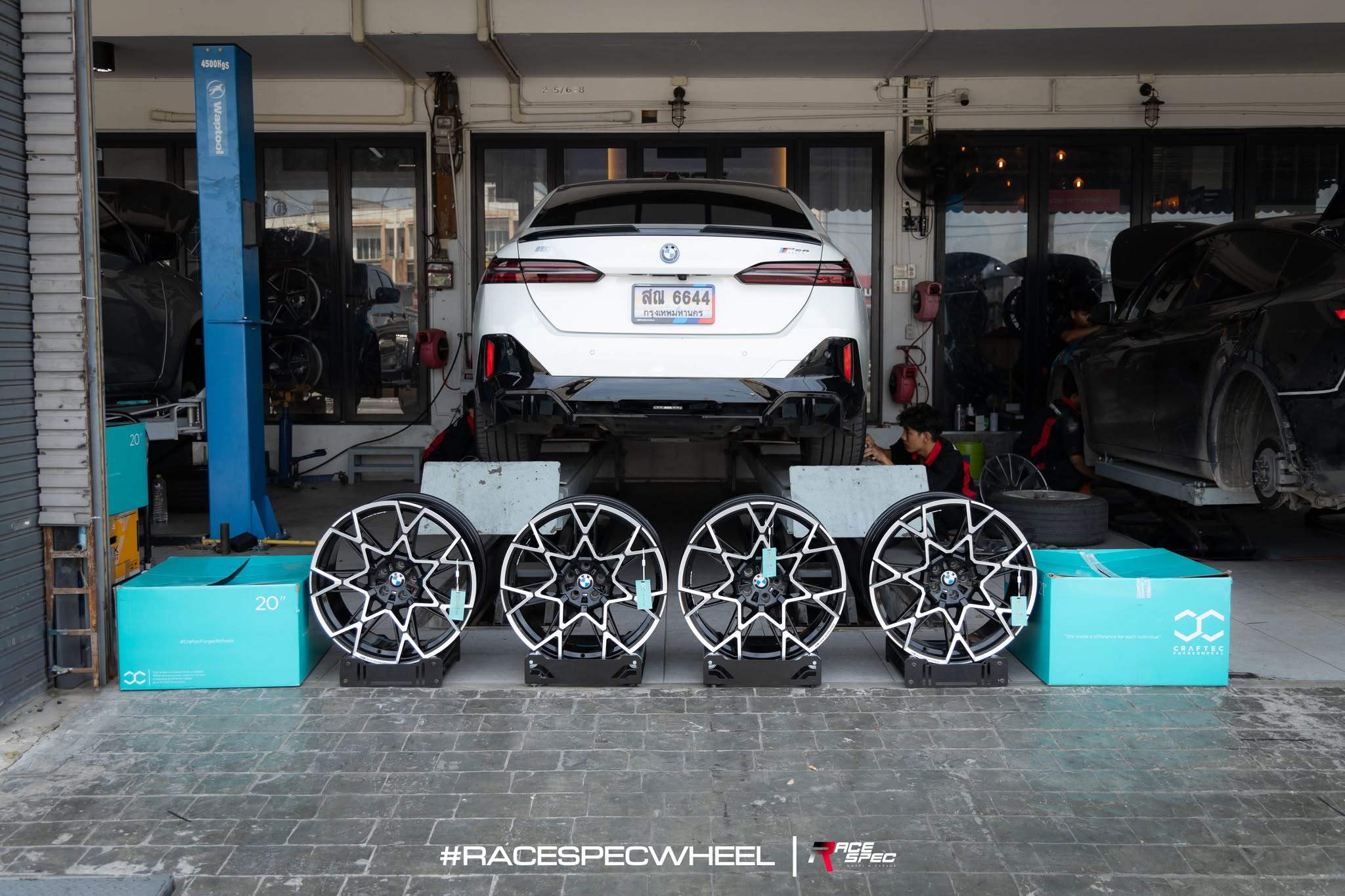 สาย Bimmer รุ่นใหญ่ BMW i5 M60 จัดล้อ Forged งานคุณภาพ แบรนด์ CRAFTEC ...
