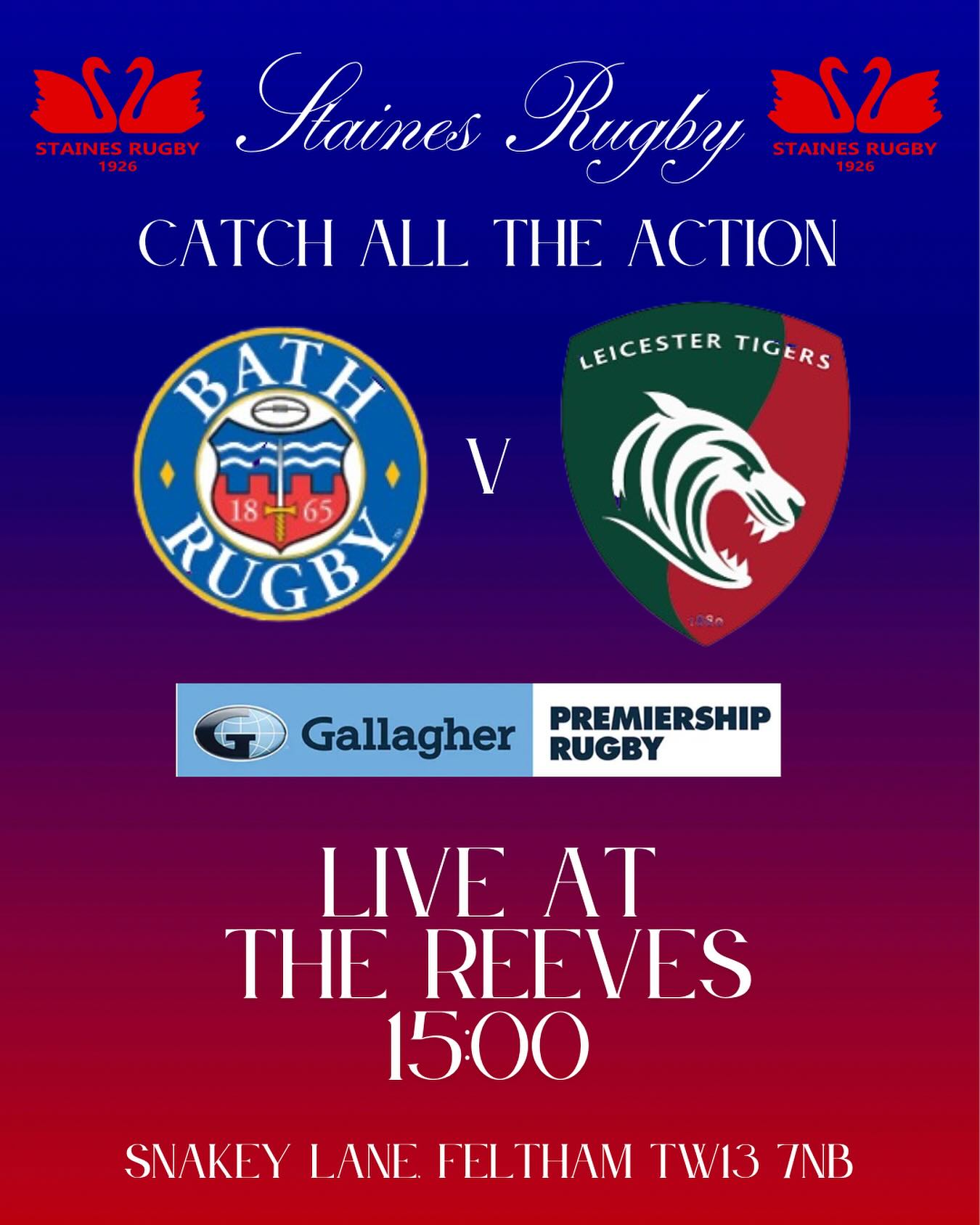 Staines - 🏆LIVE AT THE REEVES🏆 You could be mistaken for thinking we ...