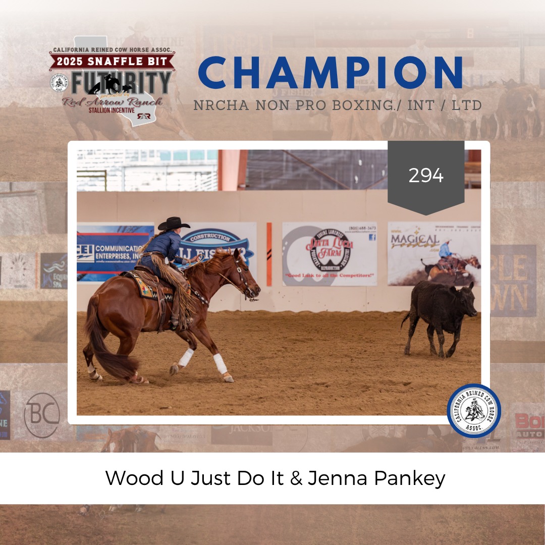 🥊🏆 BOXING... - California Reined Cow Horse Association | Facebook