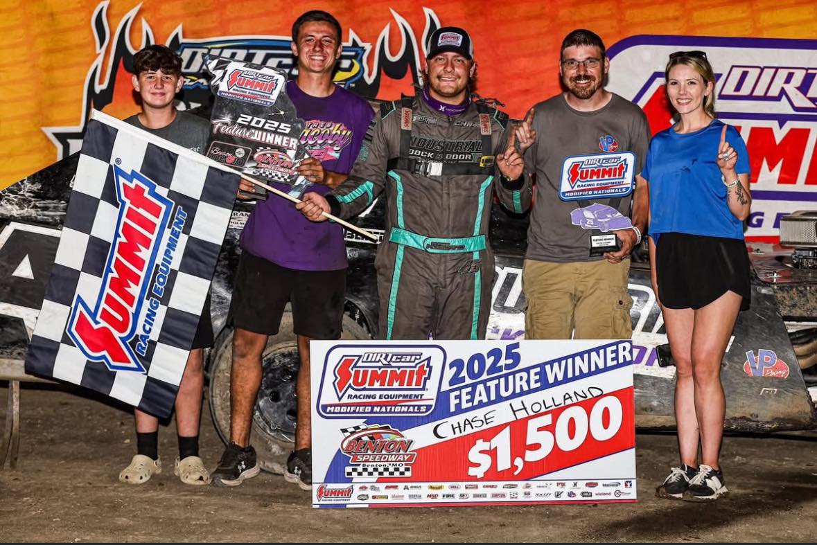 Chase - Our first visit to DIRTcar Racing Summer Nationals Victory Lane ...
