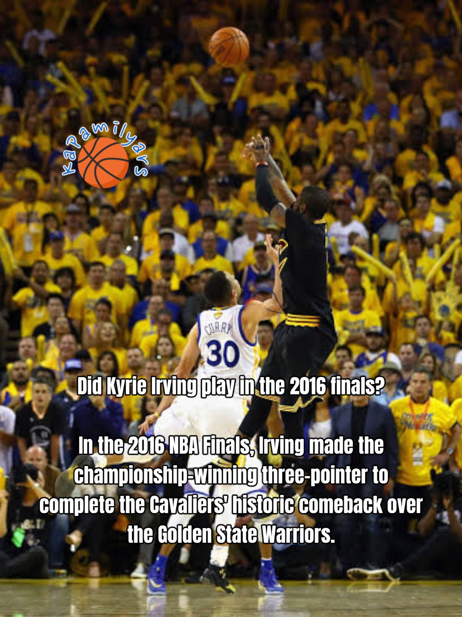 2016) 4 years ago today, Kyrie Irving hit an unreal game-winner in 