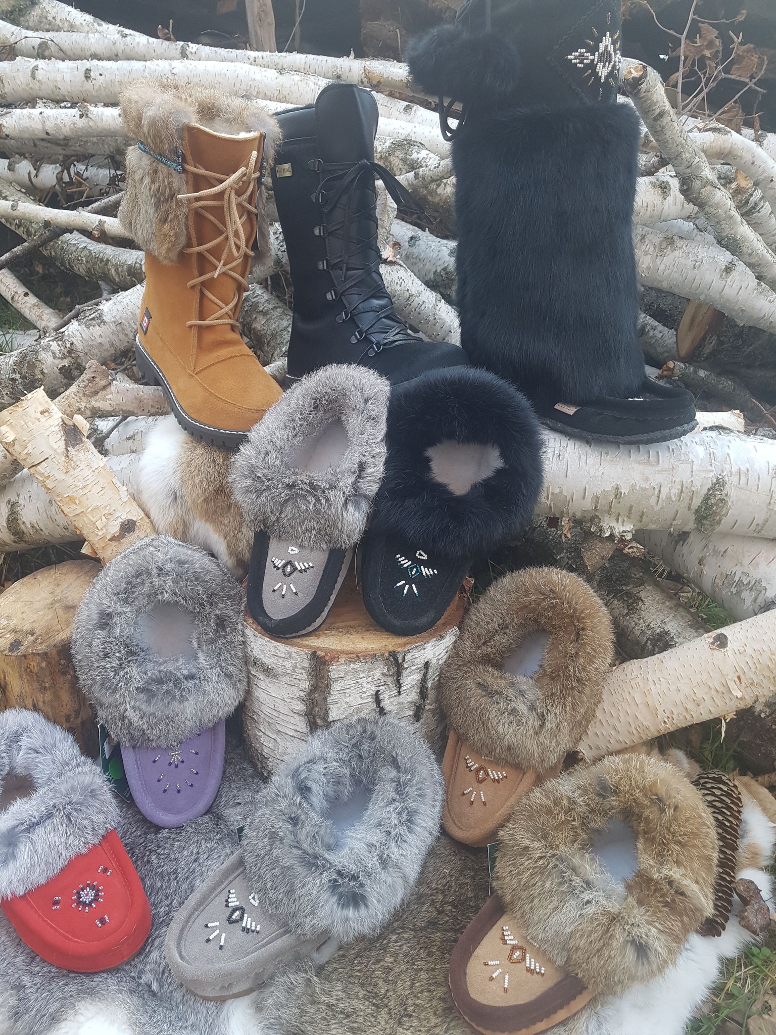 High Spring Trading Post - Made in Canada leather slippers, moccasins ...