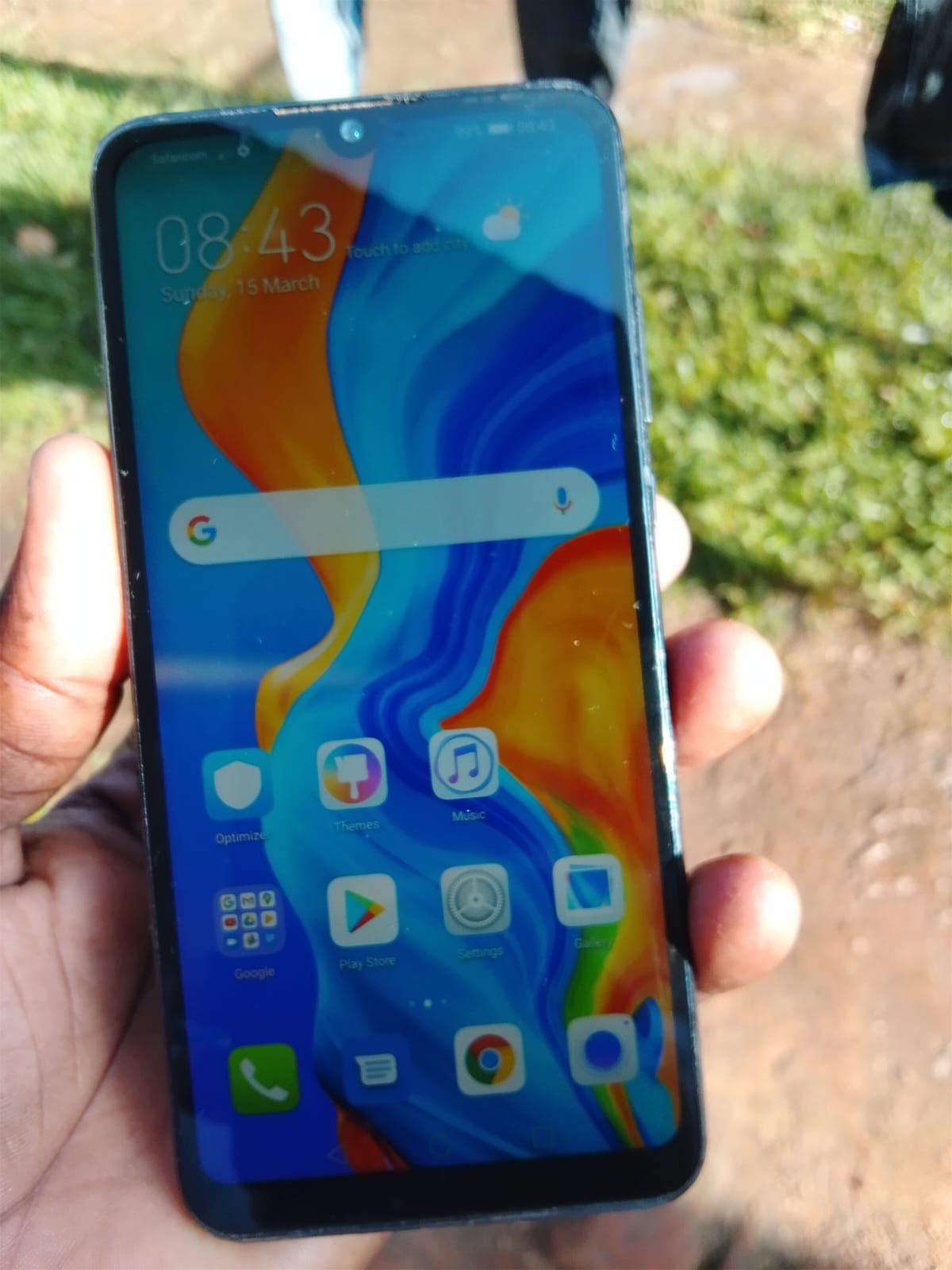 Huawei p30 lite no crack but faulty fingerprint 6/128gb 7k kandui