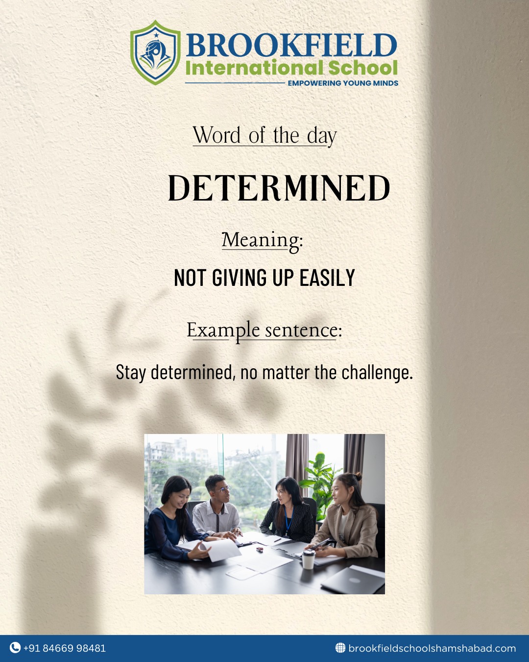 📘 Word of... - The Brookfield International School Shamshabad | Facebook