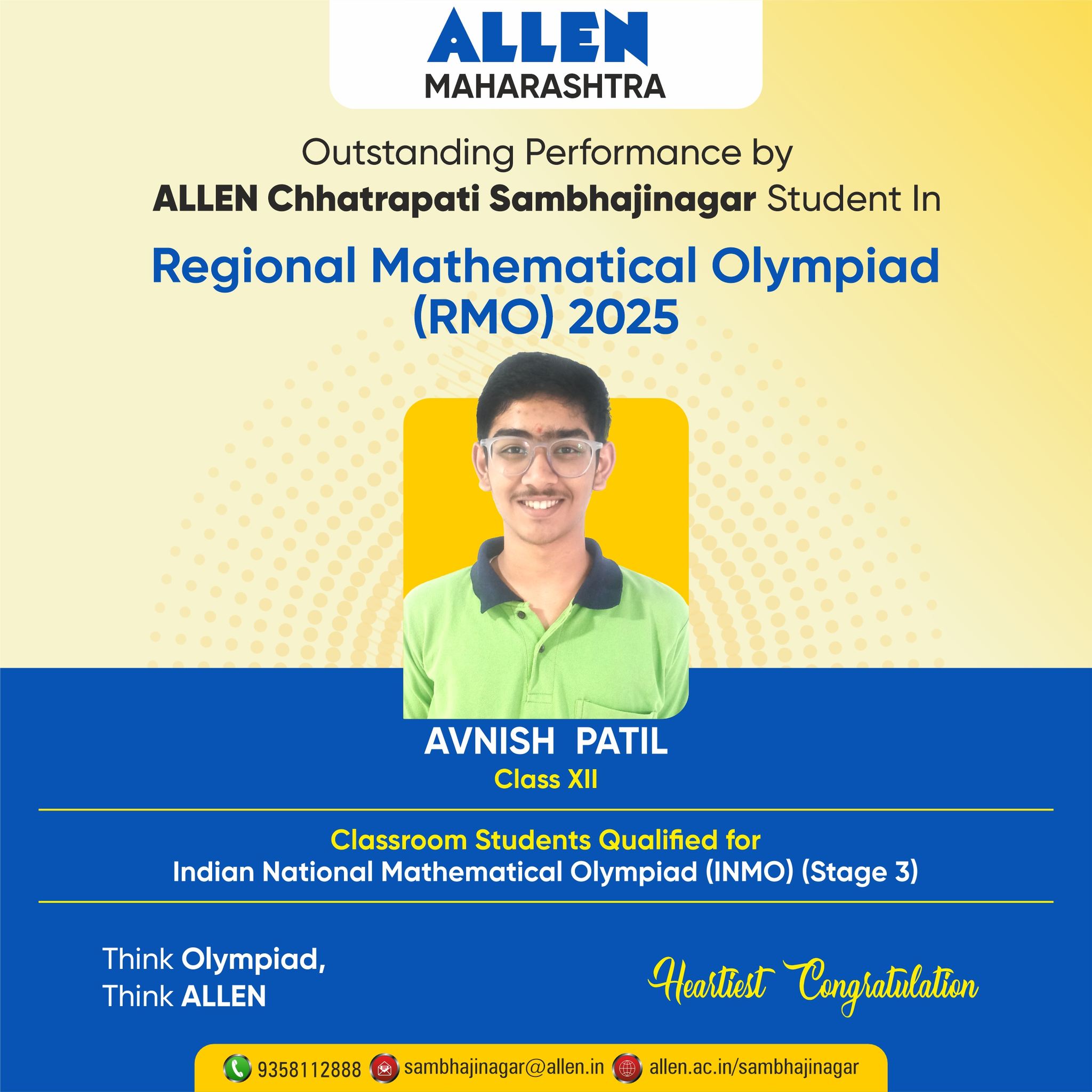 🎉 Proud Moment for ALLEN Maharashtra!... - ALLEN Maharashtra | Facebook