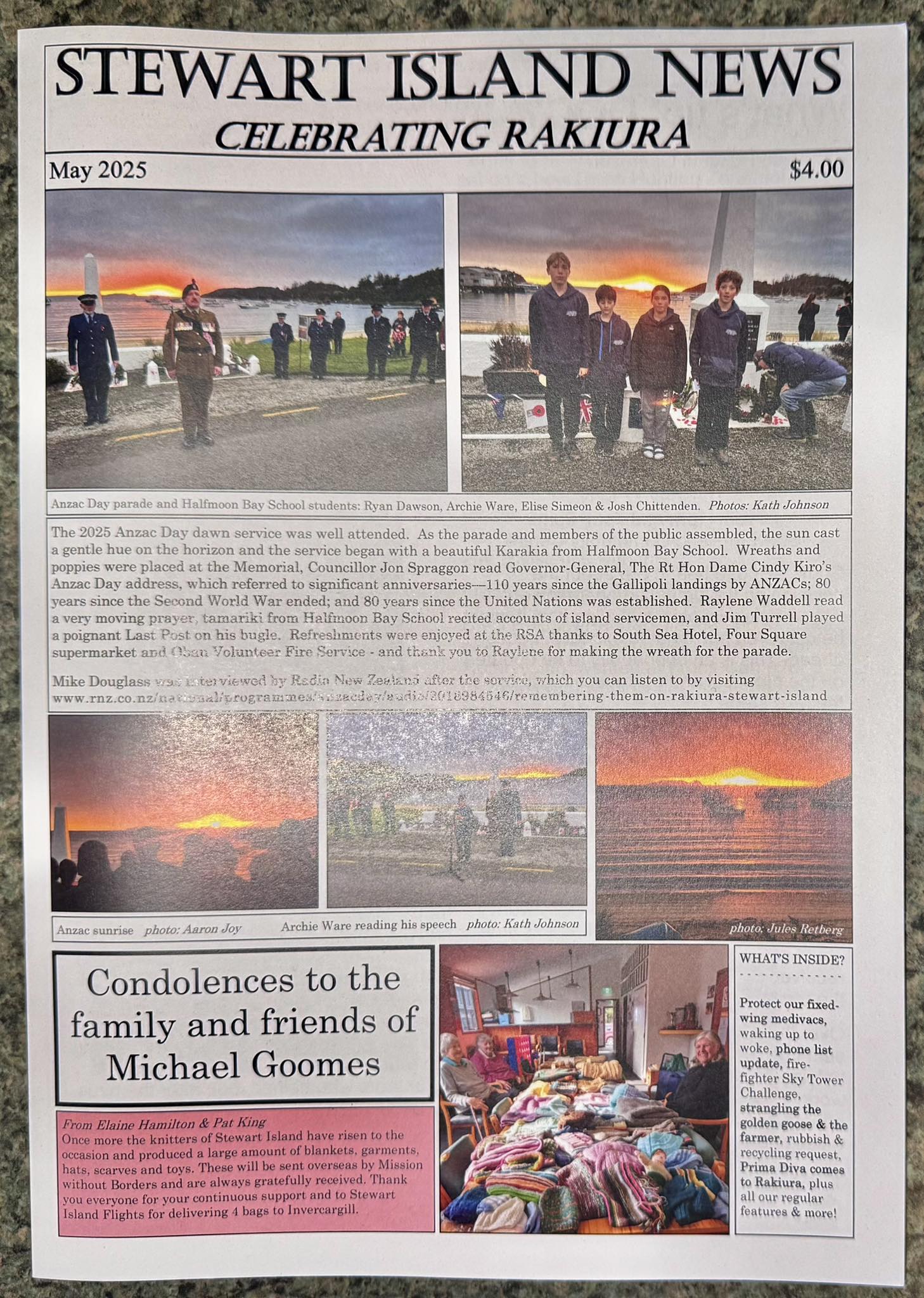 Stewart Island News