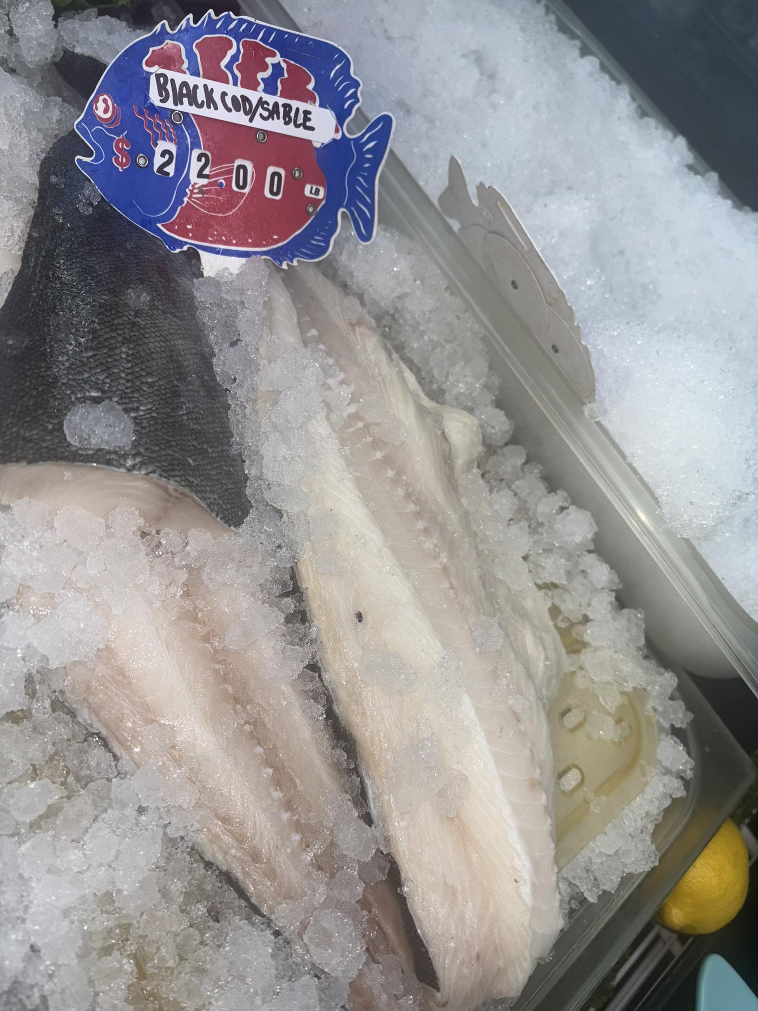 Ardick - Fresh Black Cod / Sable This fish is better known as Sablefish ...