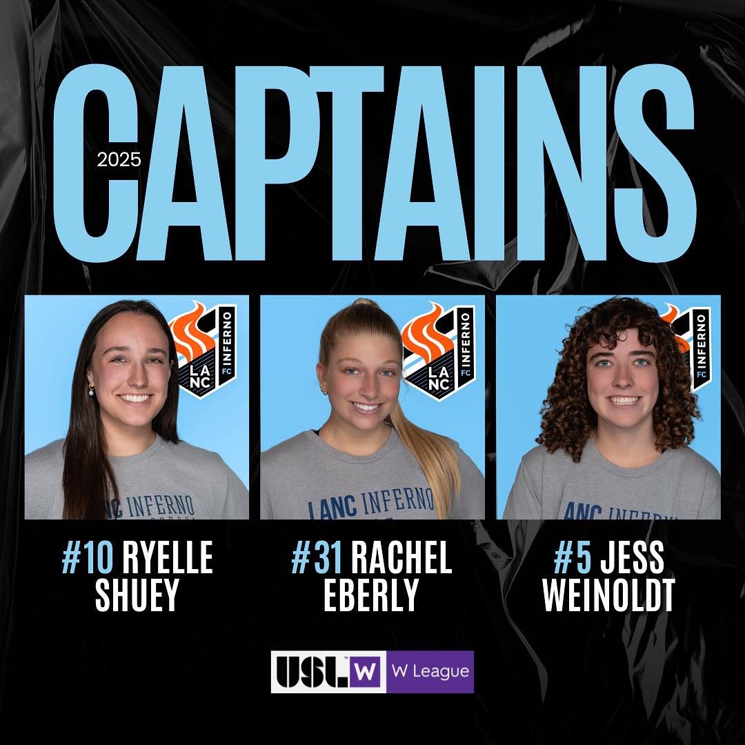 Lancaster - Announcing our captains for the 2025 USL W League season! 🫡 ...